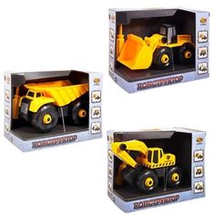 Спецтехника. Машинка-конструктор "Экскаватор" (с отверткой) A Btoys