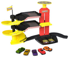 Многоуровневая парковка-трек Halsall Toys Internationals с 5-ю машинками HTI