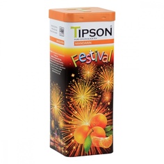 Чай Tipson Праздничная коллекция - Мандарин черный с добавками 75 г