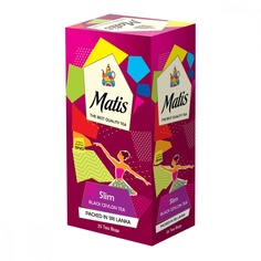 Чай Matis Slim черный с добавками 25 пакетиков