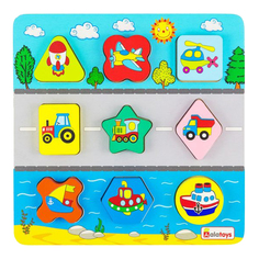 Сортер "Транспорт", 9 деталей Aalatoys