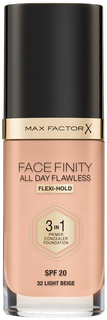 Тональный крем Max Factor Facefinity All Day Flawless 3-in-1 SPF 20