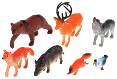 Набор Играем Вместе из 7 диких животных умеренной полосы P0404-06A
