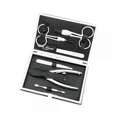 Маникюрный набор Dovo 6 предметов, черный