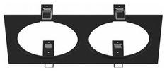 Рамка Lightstar для встраиваемых светильников Intero 111 Double Quadro 217827 Черный