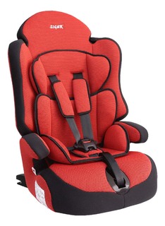 Автокресло Siger Прайм Isofix цв.красный гр.1/2/3