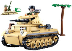 Конструктор пластиковый Sluban Военный танк M38B0691