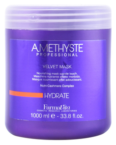 Маска питательная для сухих и ослабленных волос Farmavita Amethyste hydrate velvet 1000 мл