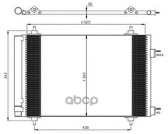 Радиатор кондиционера NRF 35611