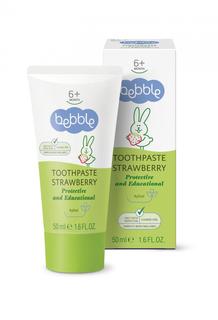 Зубная паста с ароматом клубники Bebble 6+ месяцев