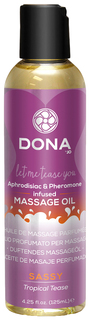 Массажное масло с феромонами DONA Sassy Tropical Tease 125 мл. System JO