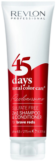 Шампунь-кондиционер Revlon Professional 45 Days Intense Brave Reds 275 мл