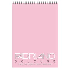 Блокнот для зарисовок "Colours",21x29,7 см, 100 листов, розовый Fabriano