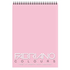 Блокнот для зарисовок "Colours",21x29,7 см, 100 листов, розовый Fabriano