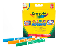 Фломастеры Crayola 8 цветов радуги для белой доски