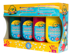 Смываемые краски для рисования пальцами 4 шт. Crayola