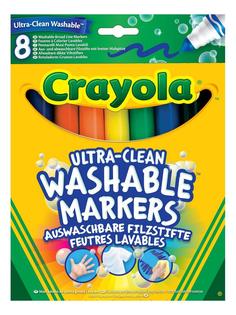Смываемые фломастеры «супер чисто» с толстым наконечником Crayola