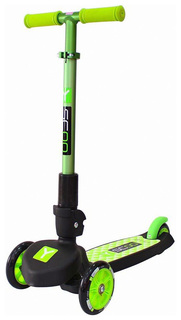 Самокат трехколесный Y-Scoo rt trio maxi 120 green