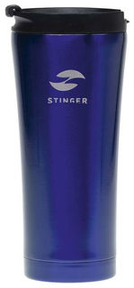Термокружка STINGER, 0,45 л, синий