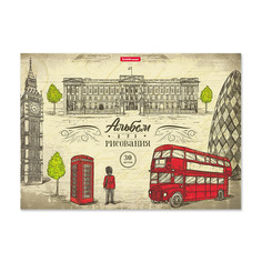 Альбом для рисования на клею ErichKrause® Great Britain, А4, 30 листов