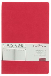 Ежедневник недатированный Альт «Megapolis», А5, 136 листов, красный