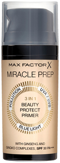 Основа для макияжа Max Factor Miracle Beauty 3-in-1 Prep Primer Blue Light 30 мл