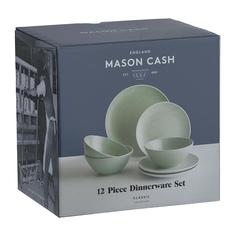 Набор обеденной посуды Classic 12 предметов зеленый Mason Cash