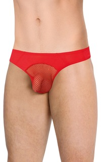 Трусы мужские со вставками из сетки SoftLine Collection, красный, XL красный XL
