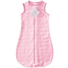 Детский спальный мешок SwaddleDesigns zzZipMe 12-18 М Pink Puff Dk Satin