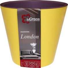 Горшок для цветов INGREEN London 23х20,8 см, 5л