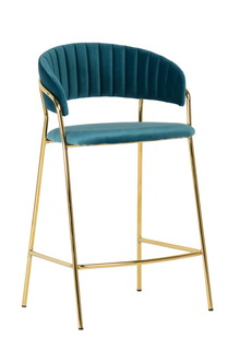 Полубарный стул Bradex Home Turin FR 0162, бирюзовый