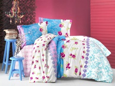 Постельное белье RANFORCE NEON 1,5 сп 50х70*1шт LORANCE Голубой