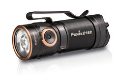 Туристический фонарь Fenix E18R холодный, черный, 5 режимов
