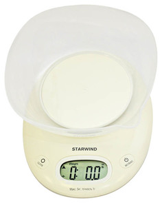Весы кухонные Starwind SSK4171 White