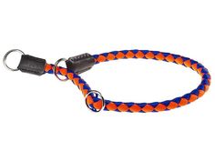Ошейник Ferplast Twist CS для собак (50 x 1,2 см, Оранжевый с синим)
