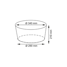 Плетеная корзина с крышкой, Wasserkraft Donau WB-530-L