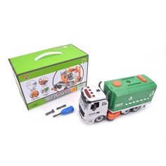 Конструктор-скрутка Yiwan Toys Инерционная машина, 54 детали