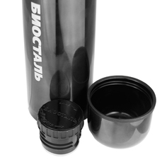 Термос с узкой горловиной ВОРОНЕНАЯ СТАЛЬ 0.75 л. (NB-750V) Biostal