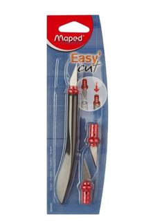 Нож-скальпель безопасный Maped Easy Cut с 3 лезвиями