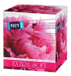 Бумажные салфетки Bella extra soft пиония 80 штук