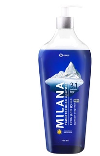 Гель для душа Grass Milana MEN Таинственная арктика с маслом эвкалипта 750 мл