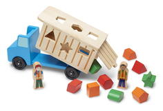 Классические игрушки Самосвал сортировщик Melissa & Doug