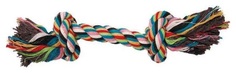 Грейфер для собак Triol Веревка, 2 узла, разноцветный, 28 см