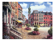 Раскраска по номерам Белоснежка Шарлеруа, Бельгия