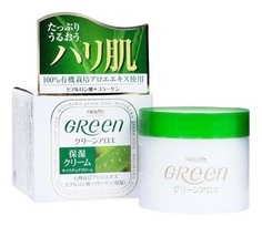 Увлажняющий крем для сухой кожи лица Meishoku Green Plus Aloe Moisture Cream 48 г