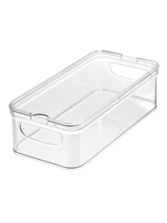 Контейнер для хранения Crisp с верхним органайзером 32х16х10 см пластиковый Inter Design