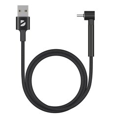 Кабель DEPPA Stand USB - USB-C, подставка, алюминий, 1м, черный/72295