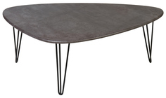 Журнальный столик Мебелик Престон 2580 120х70х44,6 см, серый бетон