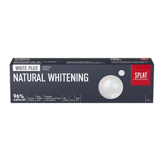 Зубная паста "White plus", безопасное отбеливание эмали и свежесть дыхания Splat 125 мл