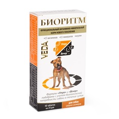 Витаминный комплекс для собак средних пород VEDA Биоритм, 48 таб